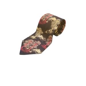 Vintage Duck Print Mens Tie